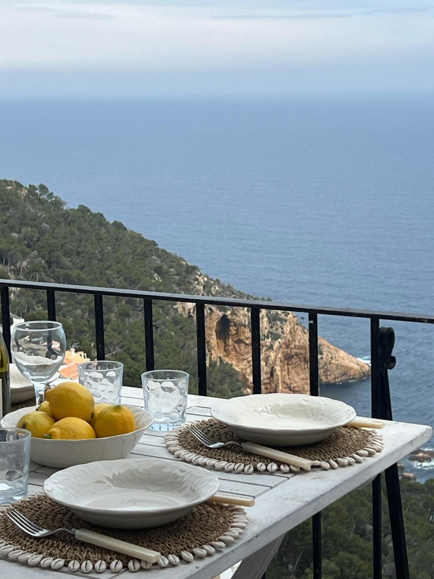 Willa Casa Blanca De Begur Con Vistas Al Mar Y Piscina Zewnętrze zdjęcie