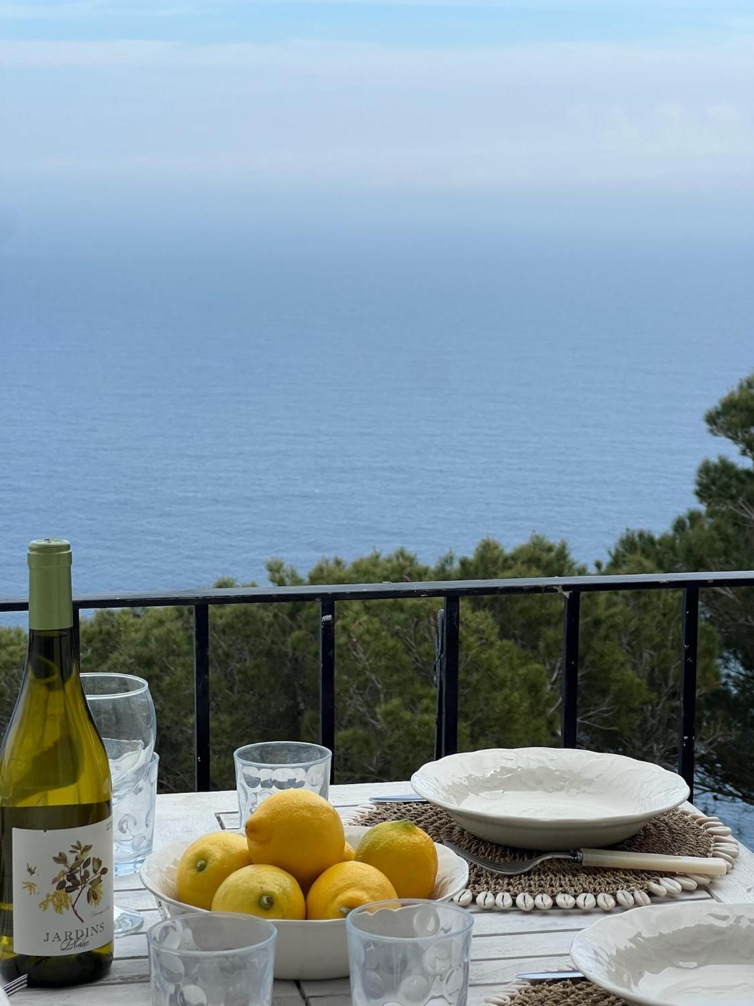 Willa Casa Blanca De Begur Con Vistas Al Mar Y Piscina Zewnętrze zdjęcie