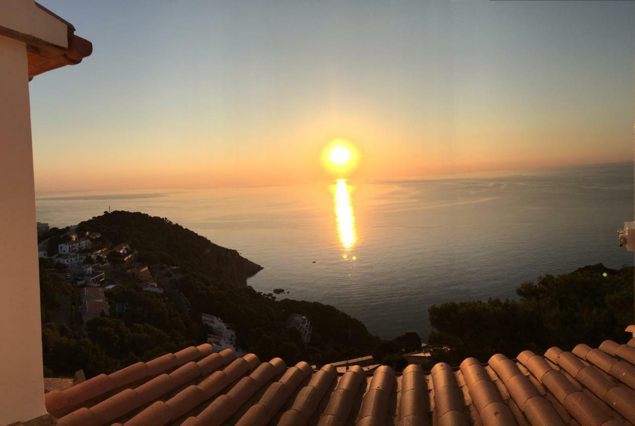 Willa Casa Blanca De Begur Con Vistas Al Mar Y Piscina Zewnętrze zdjęcie